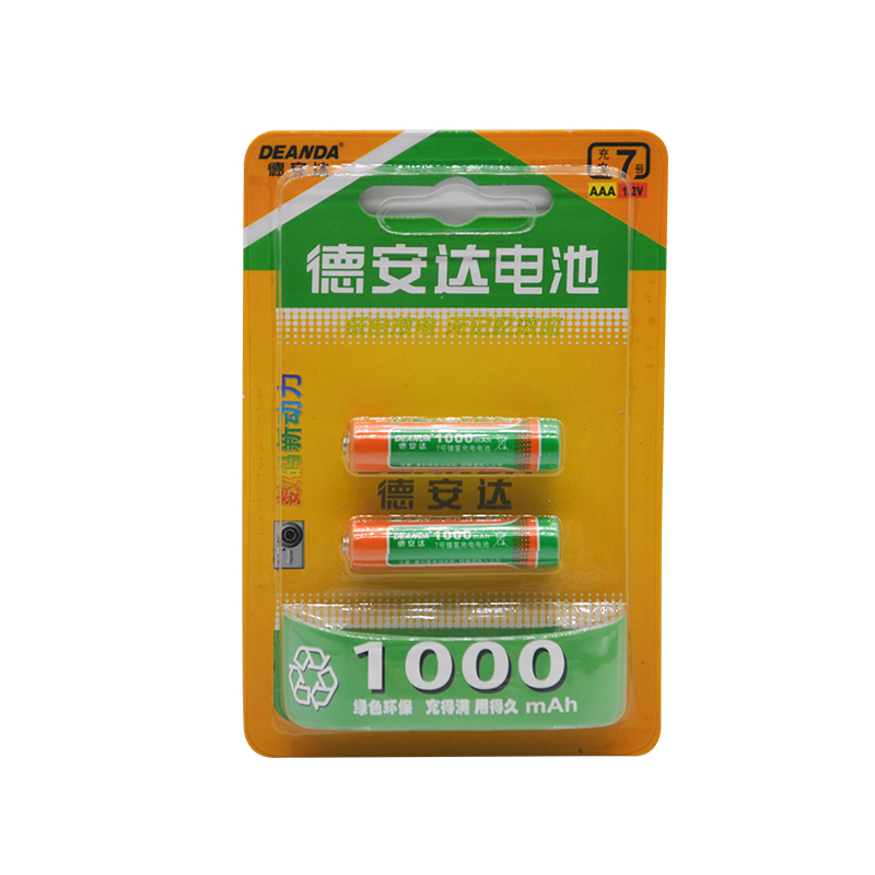 1.2V 充電鎳氫電池7號 1000mAh
