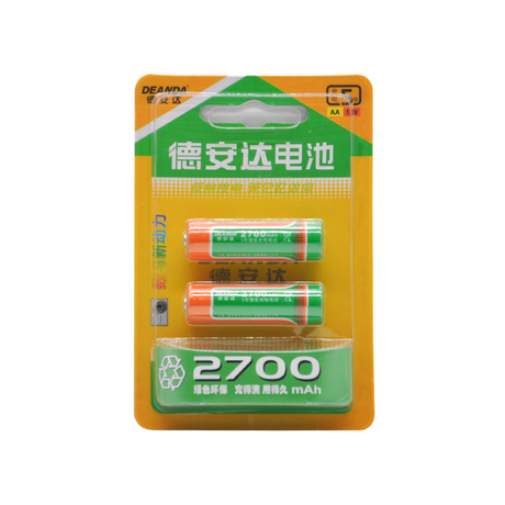 1.2V 充電鎳氫電池5號 2700mAh
