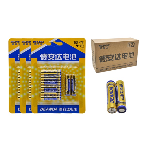 碱性7号电池 6x12pcs