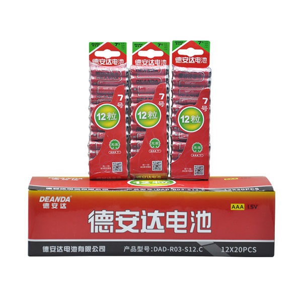 7 號碳性電池 12粒